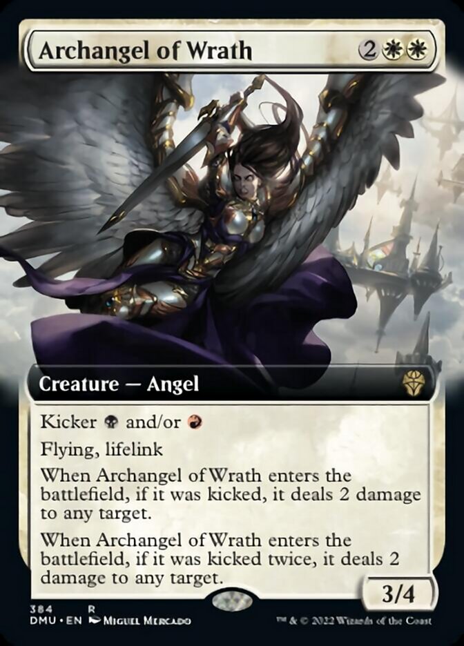 Archangel of Wrath (Extended Art) [Dominaria United] | Card Merchant Takapuna
