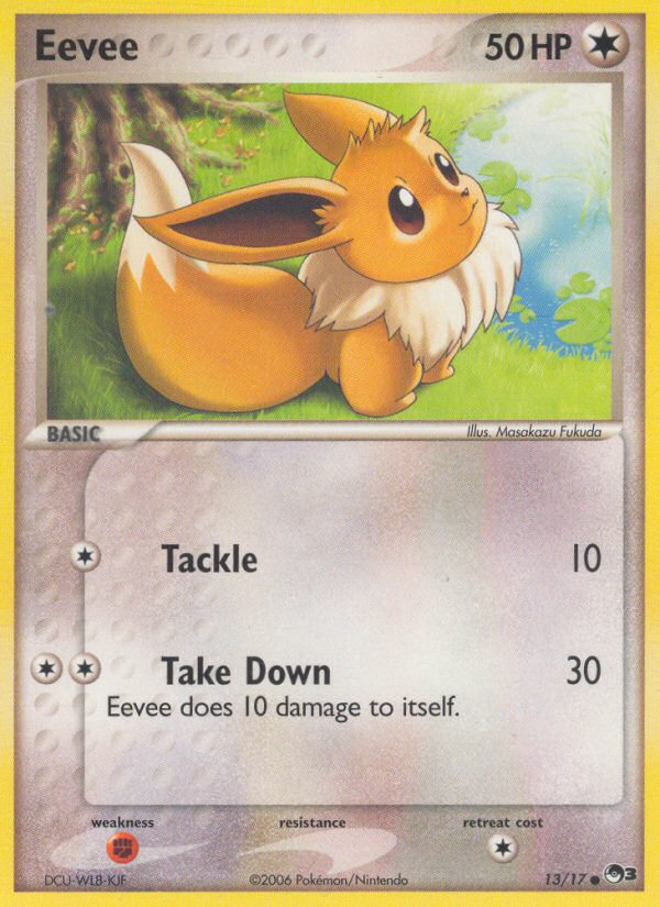 Eevee (13/17) [POP Series 3] | Card Merchant Takapuna