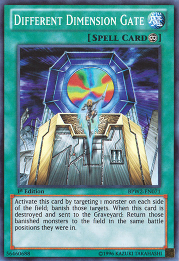 Different Dimension Gate [BPW2-EN071] Super Rare | Card Merchant Takapuna