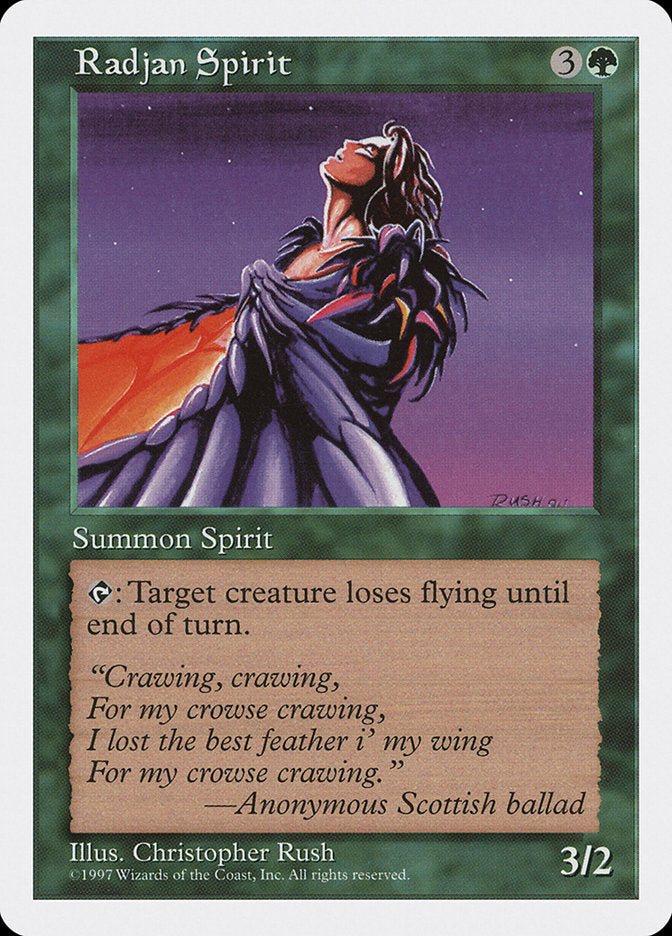 Radjan Spirit [Fifth Edition] | Card Merchant Takapuna