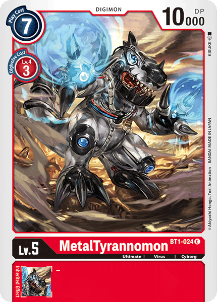 MetalTyrannomon [BT1-024] [Release Special Booster Ver.1.0] | Card Merchant Takapuna