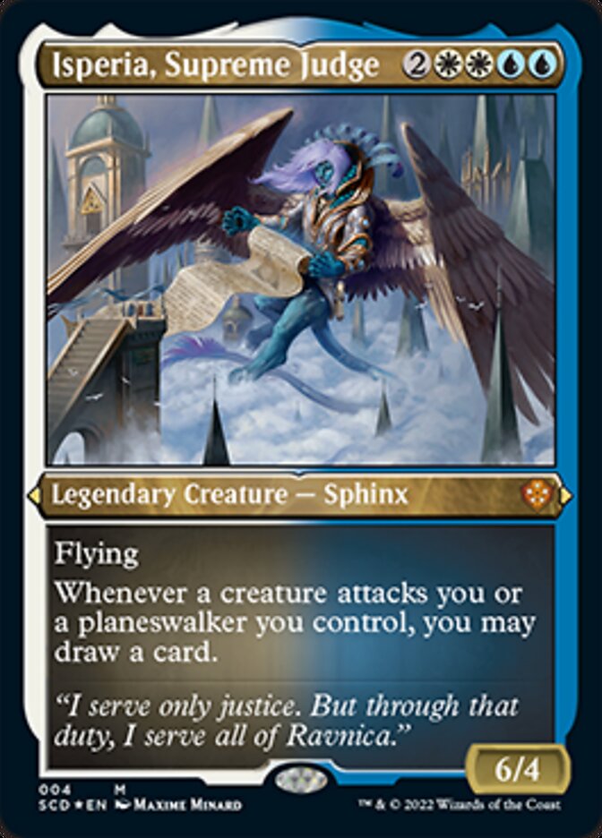 Isperia, Supreme Judge (Foil Etched) [Starter Commander Decks] | Card Merchant Takapuna