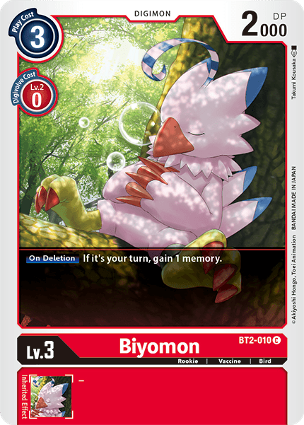 Biyomon [BT2-010] [Release Special Booster Ver.1.5] | Card Merchant Takapuna