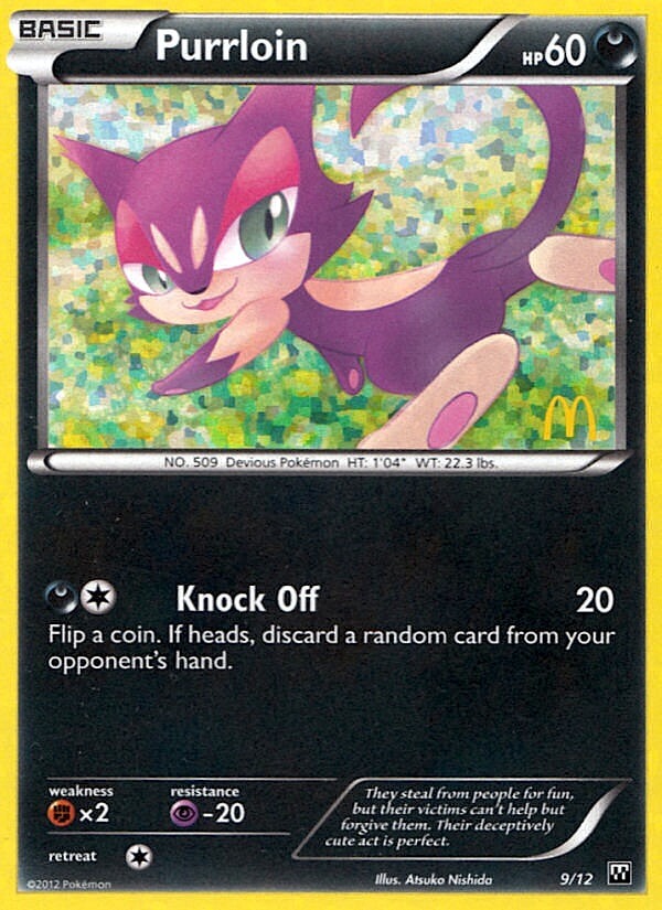 Purrloin (9/12) [McDonald's Promos: 2012 Collection] | Card Merchant Takapuna