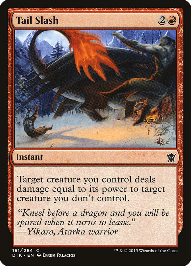 Tail Slash [Dragons of Tarkir] | Card Merchant Takapuna