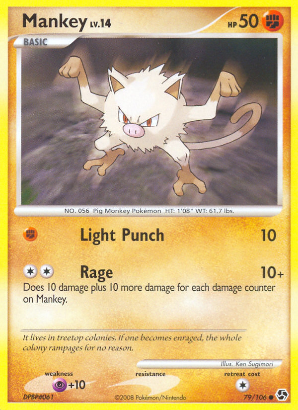 Mankey (79/106) [Diamond & Pearl: Great Encounters] | Card Merchant Takapuna