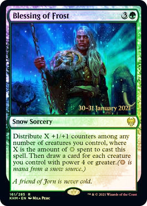 Blessing of Frost [Kaldheim Prerelease Promos] | Card Merchant Takapuna