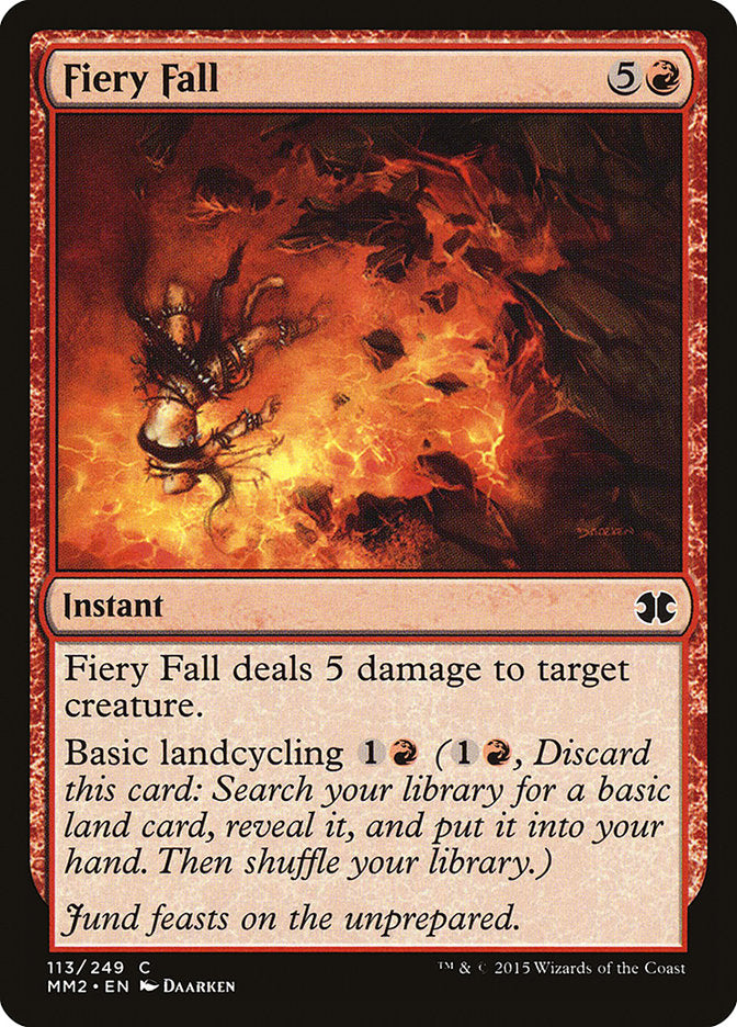 Fiery Fall [Modern Masters 2015] | Card Merchant Takapuna