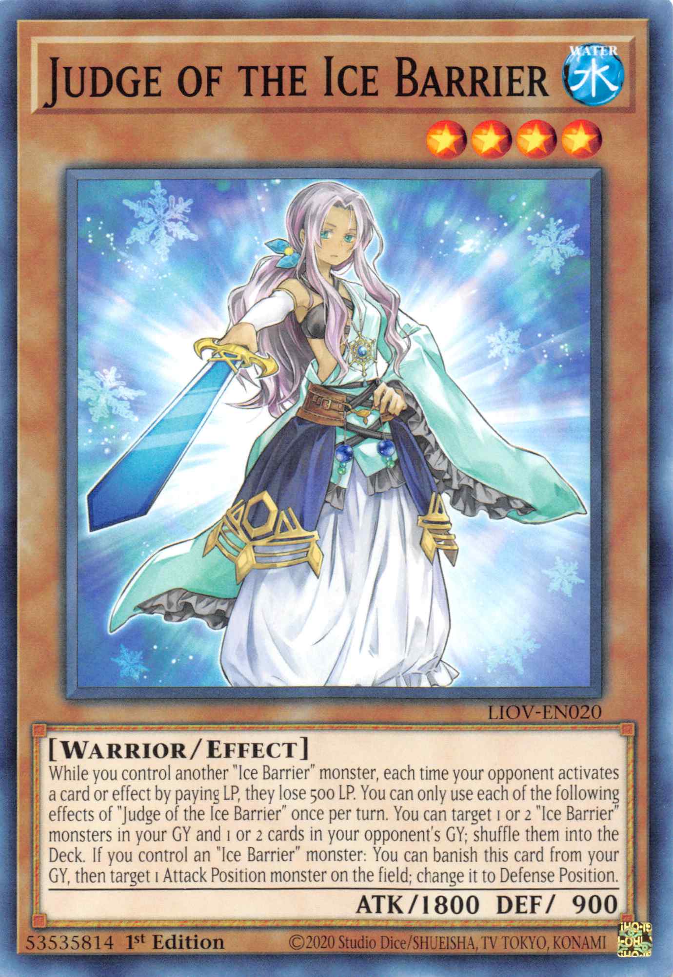 Judge of the Ice Barrier [LIOV-EN020] Common | Card Merchant Takapuna