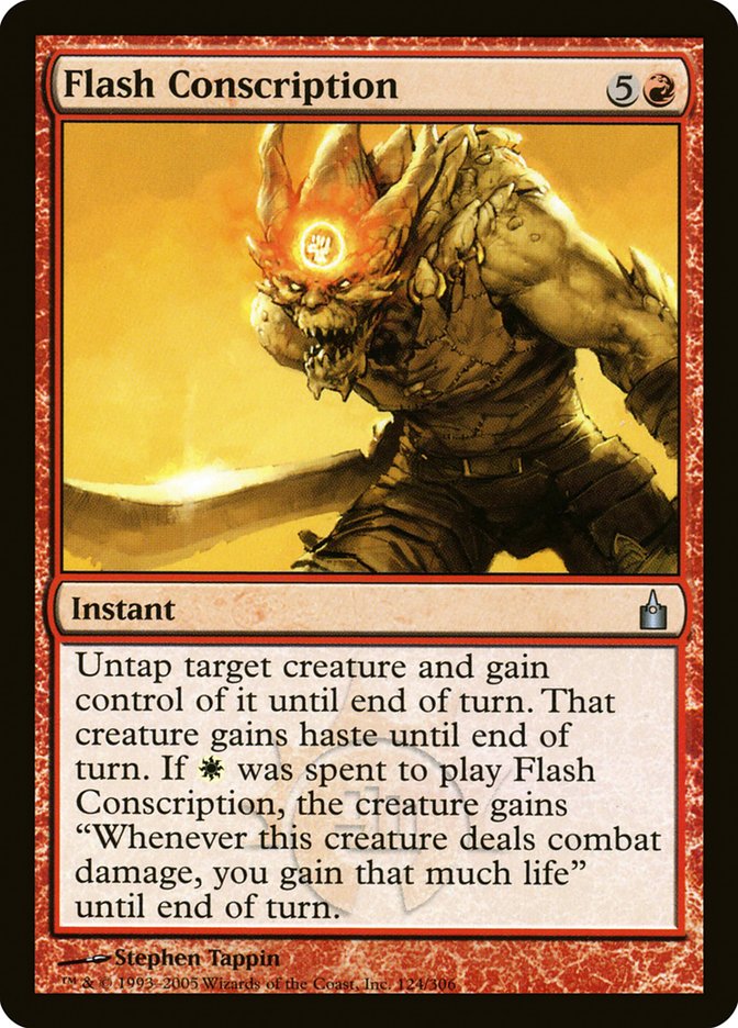 Flash Conscription [Ravnica: City of Guilds] | Card Merchant Takapuna