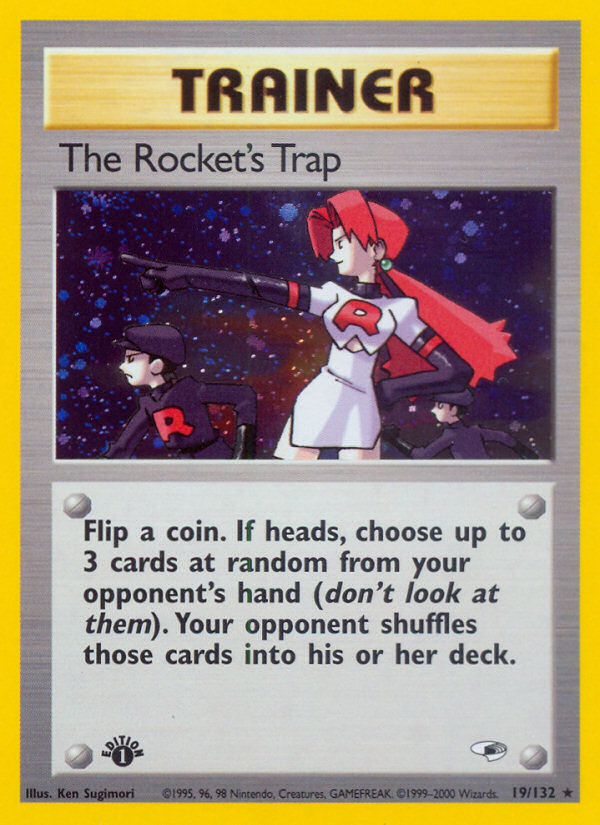 The Rocket's Trap (19/132) [Gym Heroes 1st Edition] | Card Merchant Takapuna