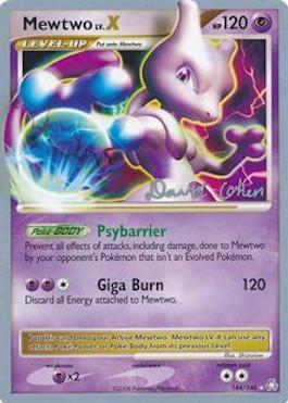 Mewtwo LV.X (144/146) (Stallgon - David Cohen) [World Championships 2009] | Card Merchant Takapuna