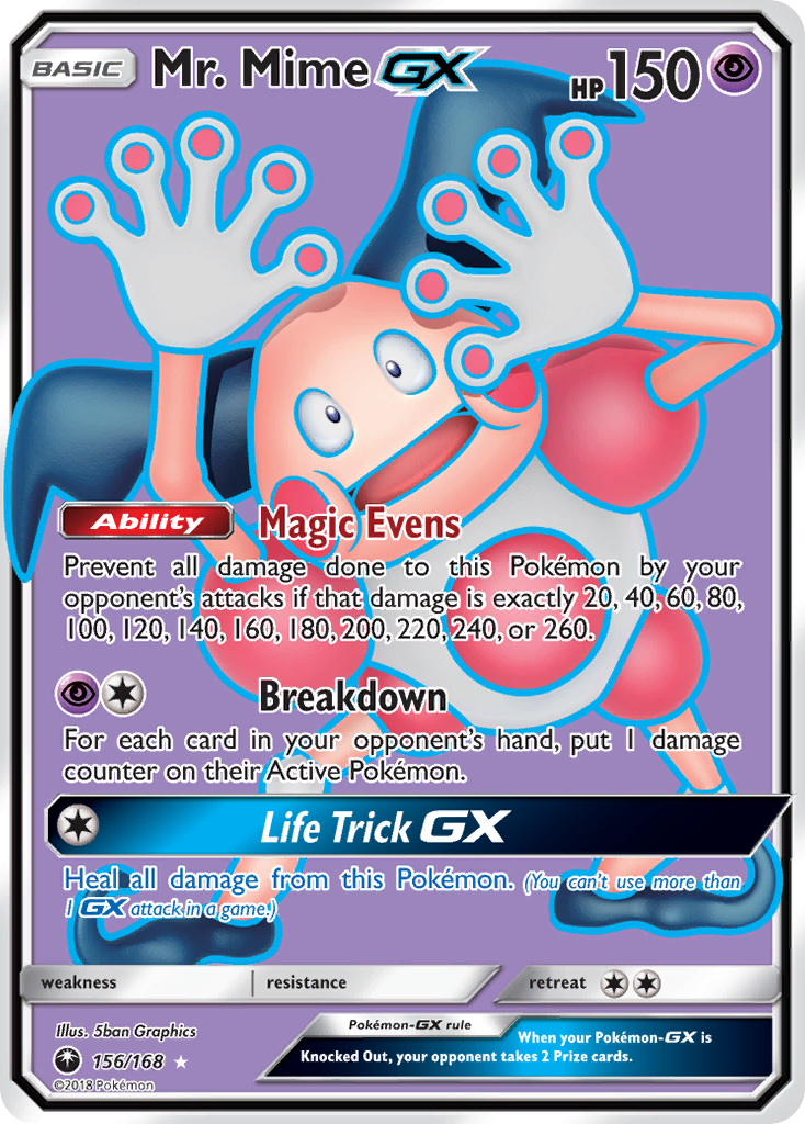 Mr. Mime GX (156/168) [Sun & Moon: Celestial Storm] | Card Merchant Takapuna