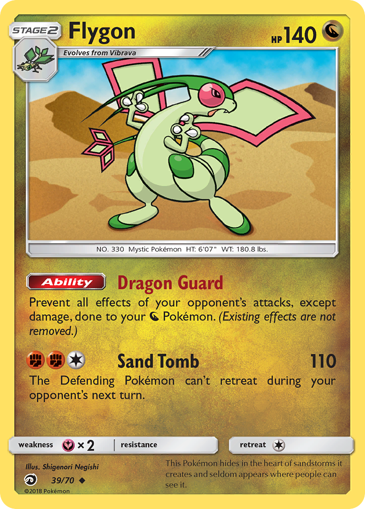 Flygon (39/70) [Sun & Moon: Dragon Majesty] | Card Merchant Takapuna