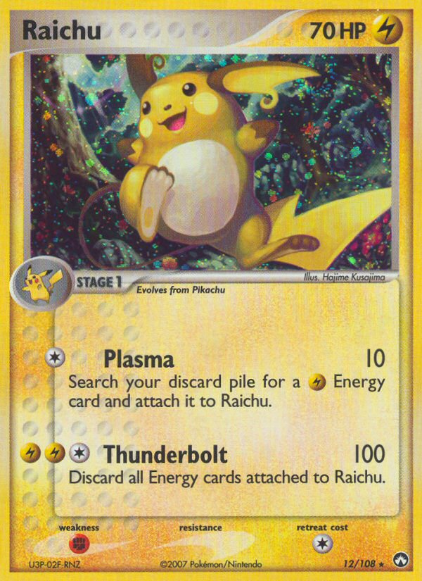 Raichu (12/108) [EX: Power Keepers] | Card Merchant Takapuna