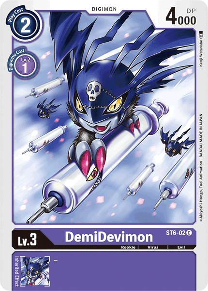 DemiDevimon [ST6-02] [Starter Deck: Venomous Violet] | Card Merchant Takapuna