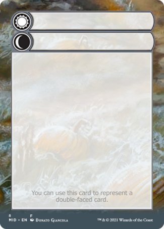 Helper Card (8/9) [Innistrad: Midnight Hunt Tokens] | Card Merchant Takapuna