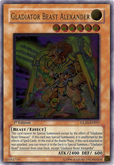 Gladiator Beast Alexander [GLAS-EN017] Ultimate Rare | Card Merchant Takapuna