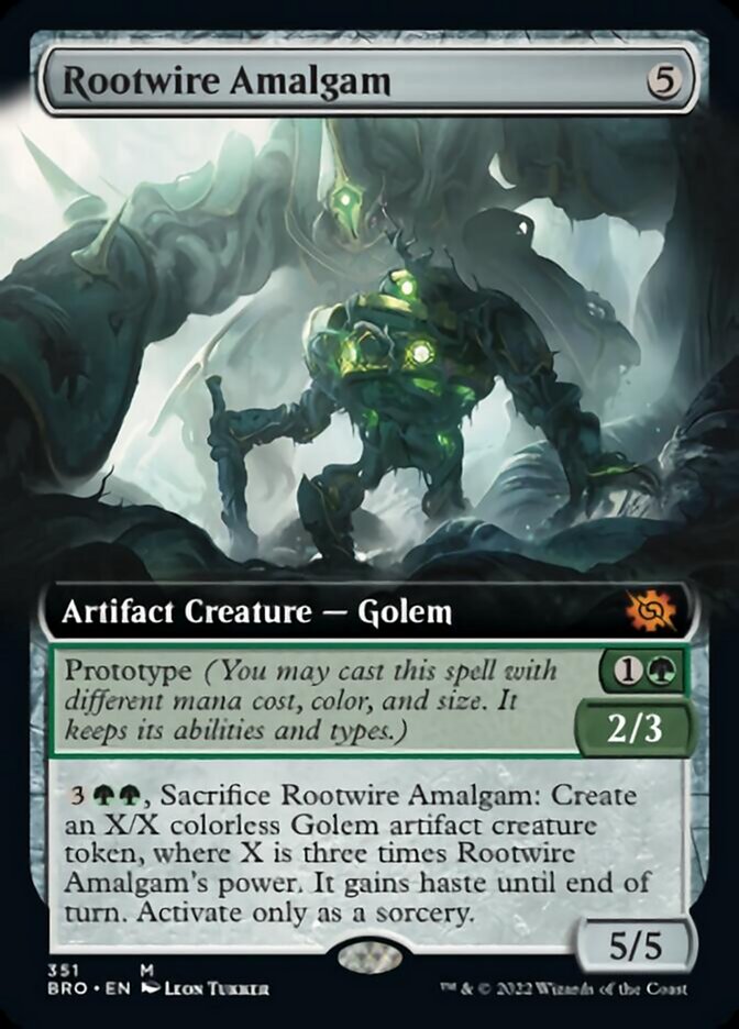 Rootwire Amalgam (Extended Art) [The Brothers' War] | Card Merchant Takapuna