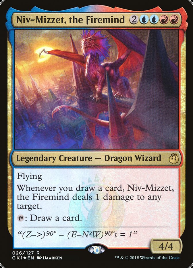 Niv-Mizzet, the Firemind [Guilds of Ravnica Guild Kit] | Card Merchant Takapuna