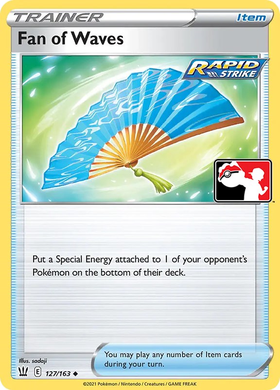 Fan of Waves (127/163) [Prize Pack Series One] | Card Merchant Takapuna