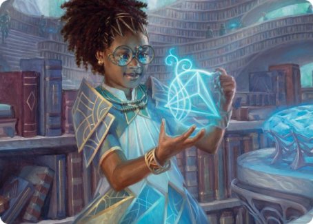 Zimone, Quandrix Prodigy Art Card [Strixhaven: School of Mages Art Series] | Card Merchant Takapuna