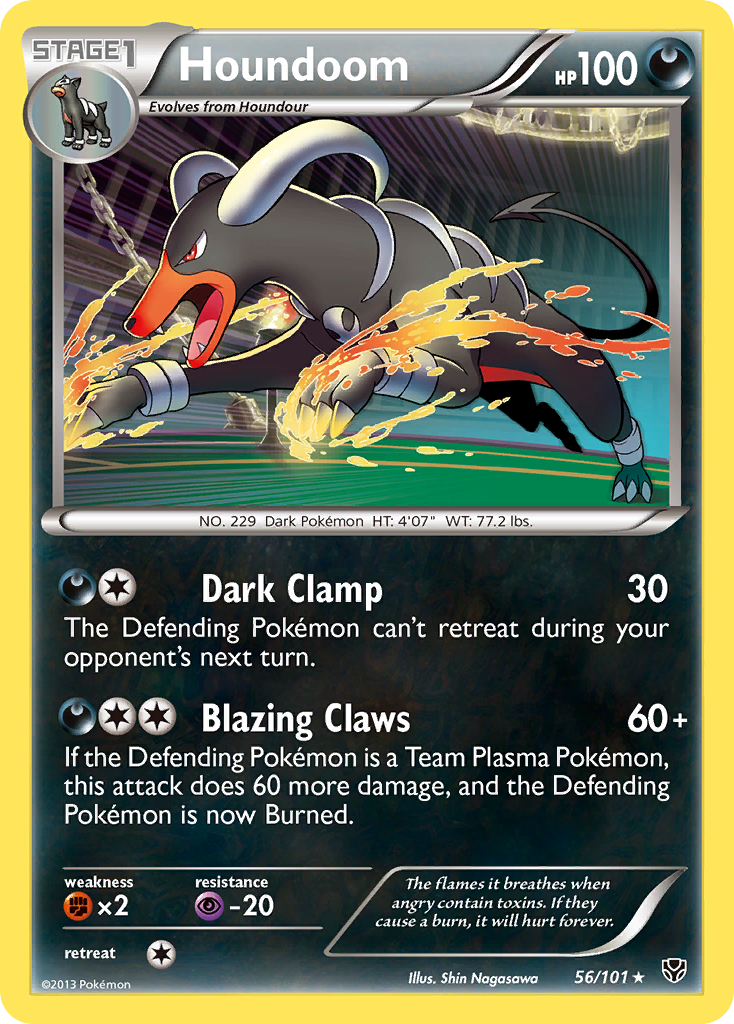 Houndoom (56/101) [Black & White: Plasma Blast] | Card Merchant Takapuna