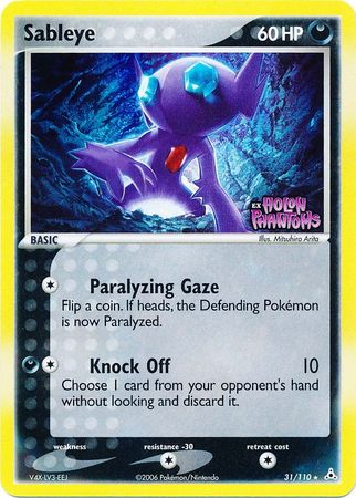 Sableye (31/110) (Stamped) [EX: Holon Phantoms] | Card Merchant Takapuna