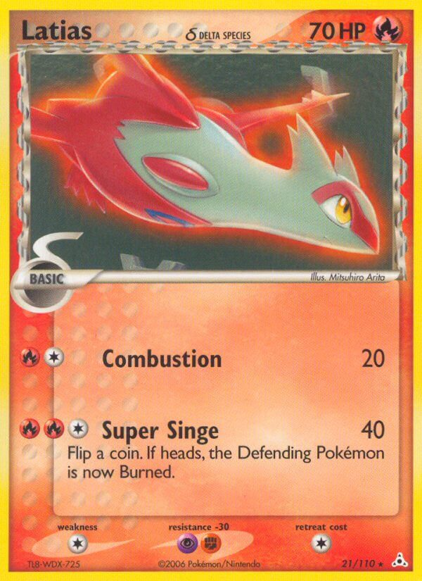 Latias (21/110) (Theme Deck Exclusive) [EX: Holon Phantoms] | Card Merchant Takapuna