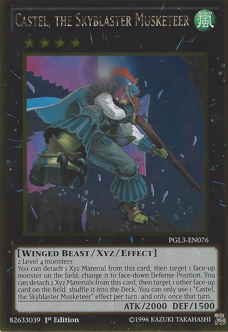 Castel, the Skyblaster Musketeer [PGL3-EN076] Gold Rare | Card Merchant Takapuna