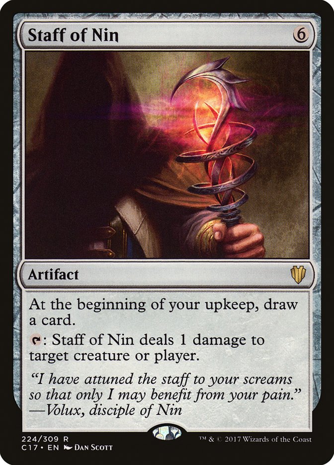 Staff of Nin [Commander 2017] | Card Merchant Takapuna