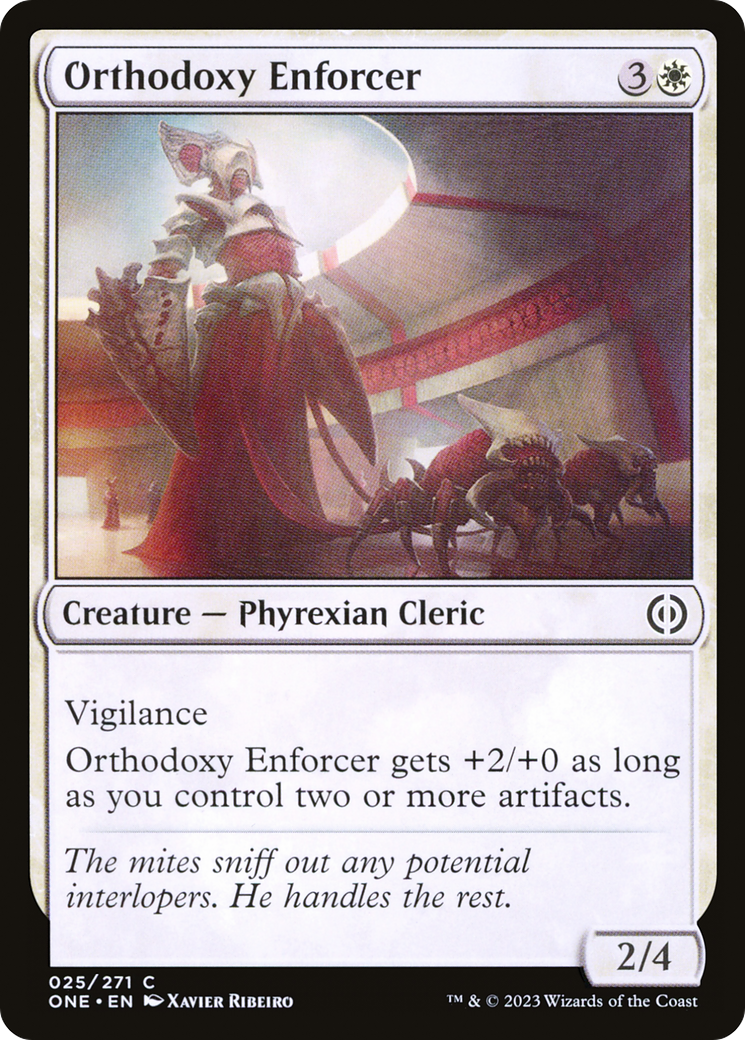 Orthodoxy Enforcer [Phyrexia: All Will Be One] | Card Merchant Takapuna