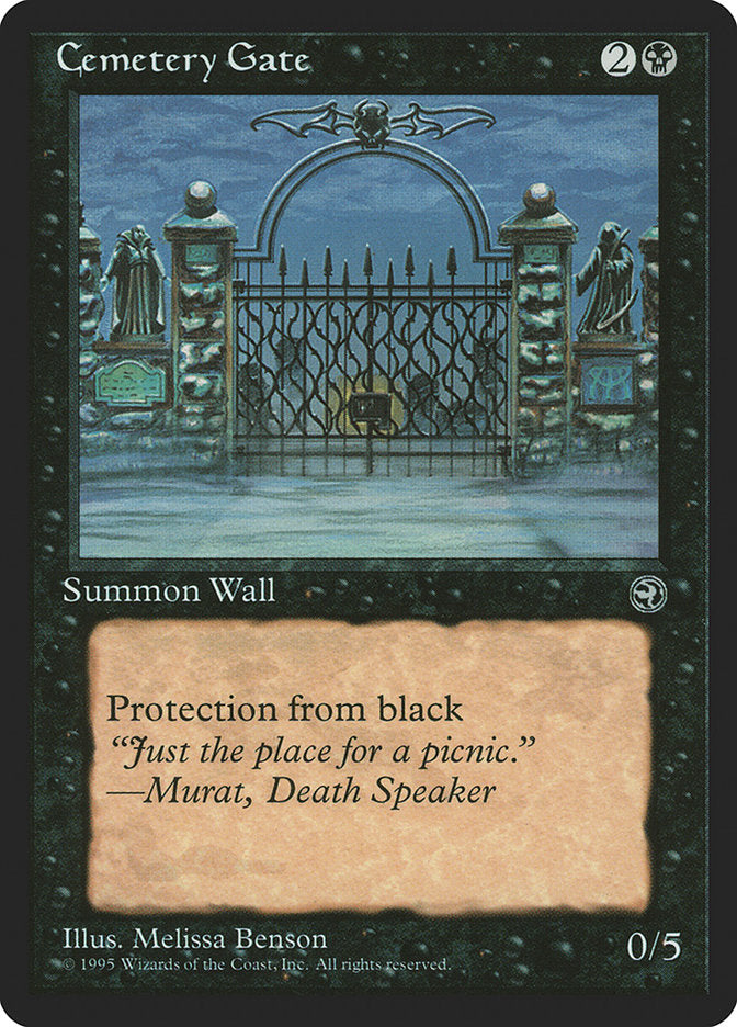 Cemetery Gate (Murat Flavor Text) [Homelands] | Card Merchant Takapuna