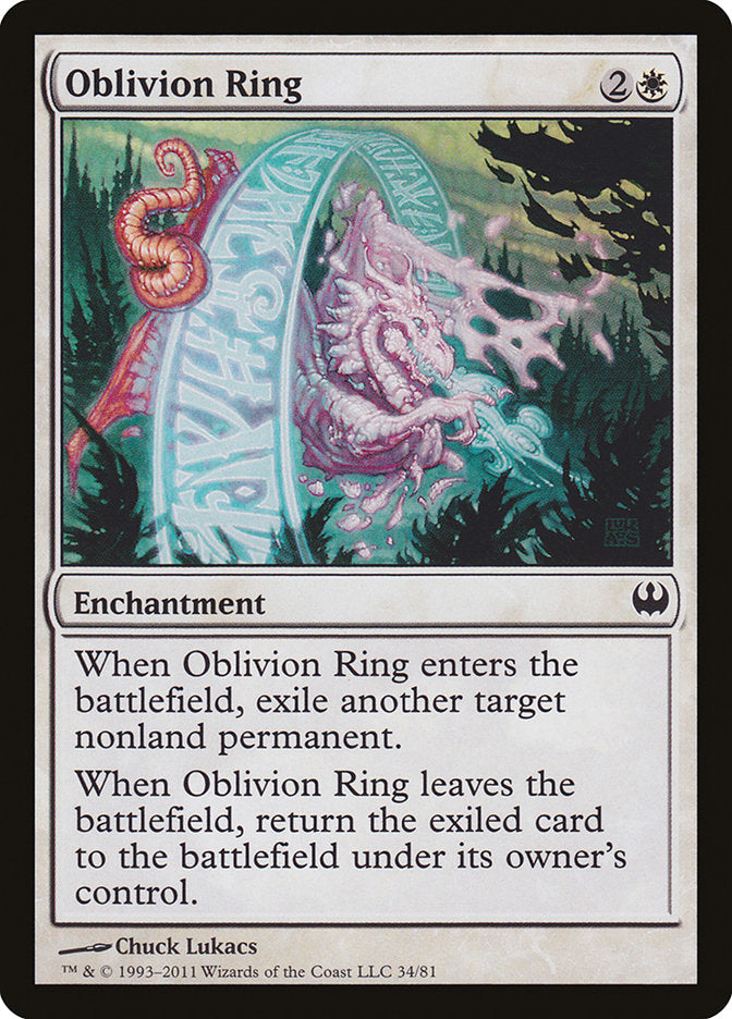 Oblivion Ring [Duel Decks: Knights vs. Dragons] | Card Merchant Takapuna