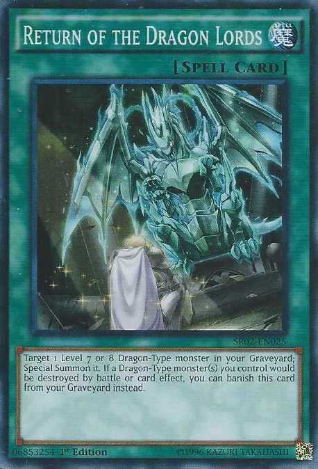 Return of the Dragon Lords [SR02-EN025] Super Rare | Card Merchant Takapuna