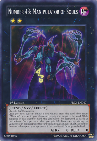 Number 43: Manipulator of Souls [PRIO-EN047] Common | Card Merchant Takapuna