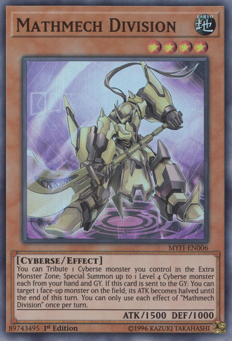 Mathmech Division [MYFI-EN006] Super Rare | Card Merchant Takapuna