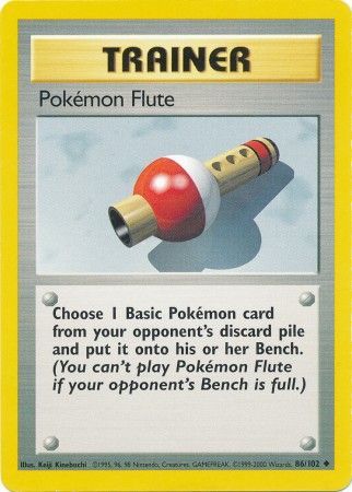 Pokemon Flute (86/102) [Base Set Unlimited] | Card Merchant Takapuna