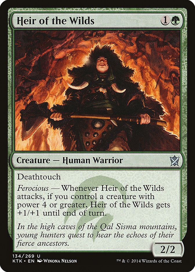 Heir of the Wilds [Khans of Tarkir] | Card Merchant Takapuna