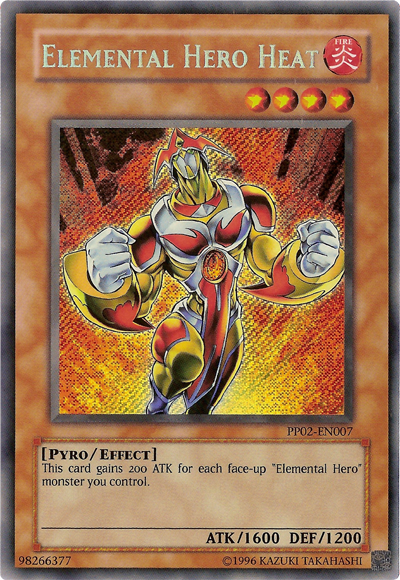 Elemental HERO Heat [PP02-EN007] Secret Rare | Card Merchant Takapuna