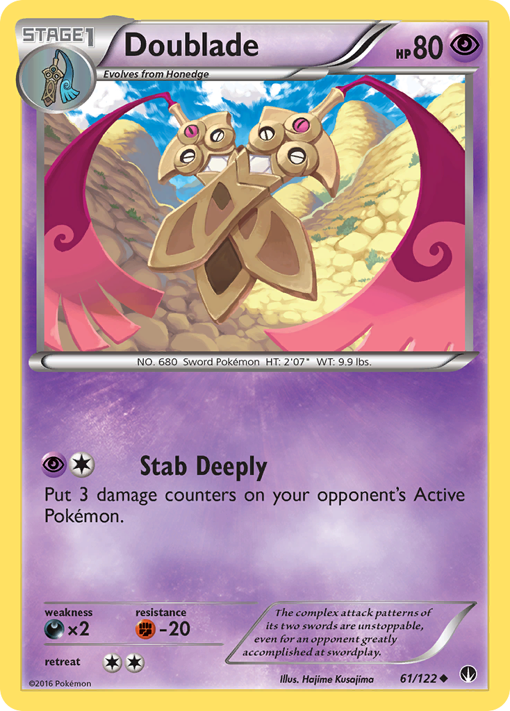 Doublade (61/122) [XY: BREAKpoint] | Card Merchant Takapuna