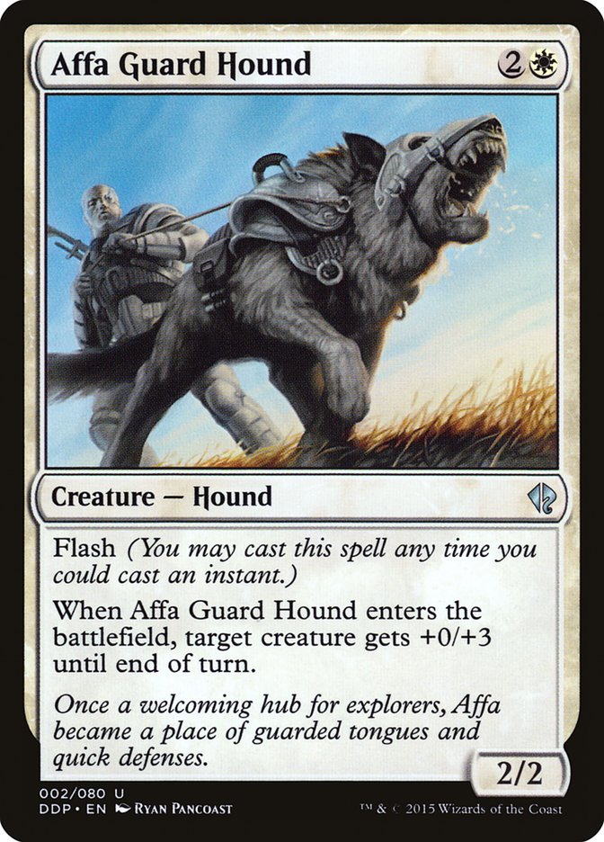 Affa Guard Hound [Duel Decks: Zendikar vs. Eldrazi] | Card Merchant Takapuna