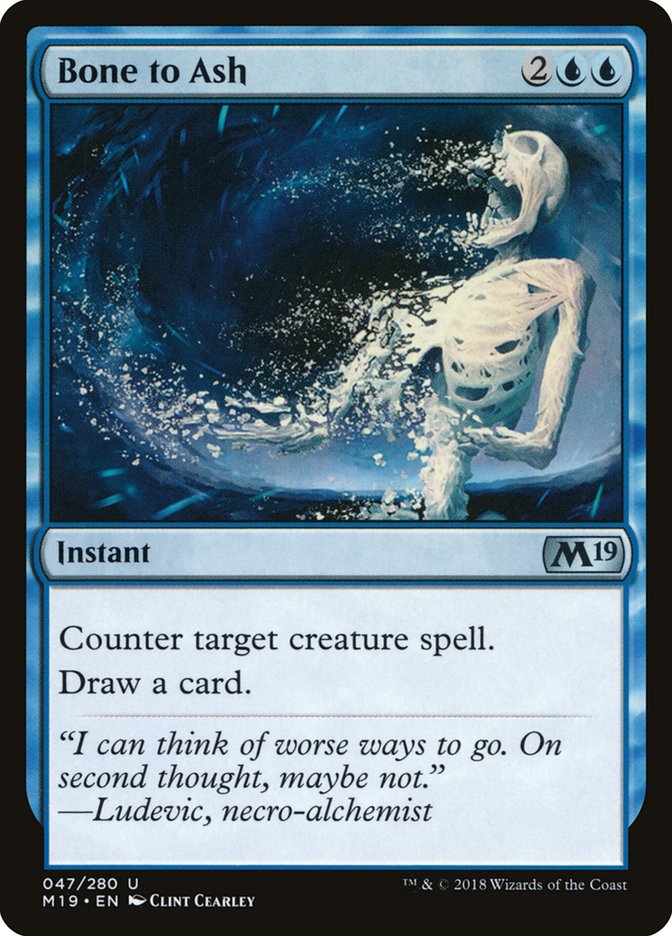 Bone to Ash [Core Set 2019] | Card Merchant Takapuna