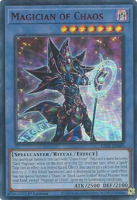 Magician of Chaos (Red) [LDS3-EN089] Ultra Rare | Card Merchant Takapuna