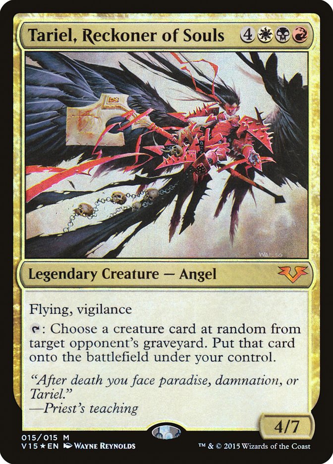 Tariel, Reckoner of Souls [From the Vault: Angels] | Card Merchant Takapuna