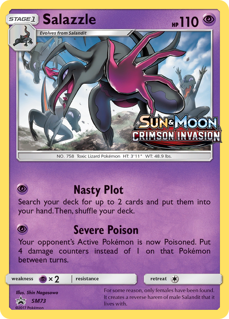 Salazzle (SM73) [Sun & Moon: Black Star Promos] | Card Merchant Takapuna