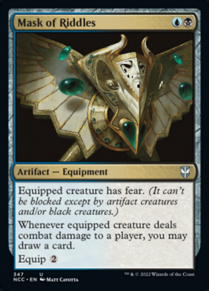 Mask of Riddles [Streets of New Capenna Commander] | Card Merchant Takapuna