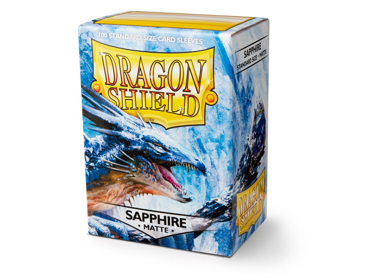 Dragonshield Sleeves 100 ct Standard - Sapphire Matte | Card Merchant Takapuna