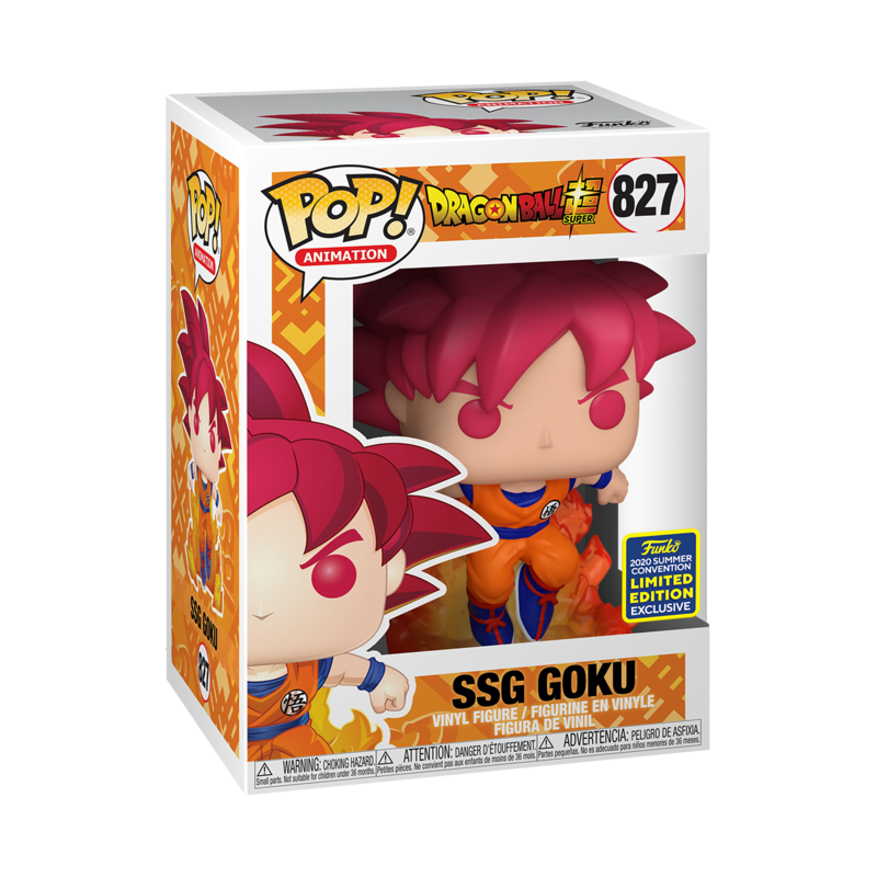 Dragon Ball Z - SSG Goku w/flames Pop! SD20 827 | Card Merchant Takapuna