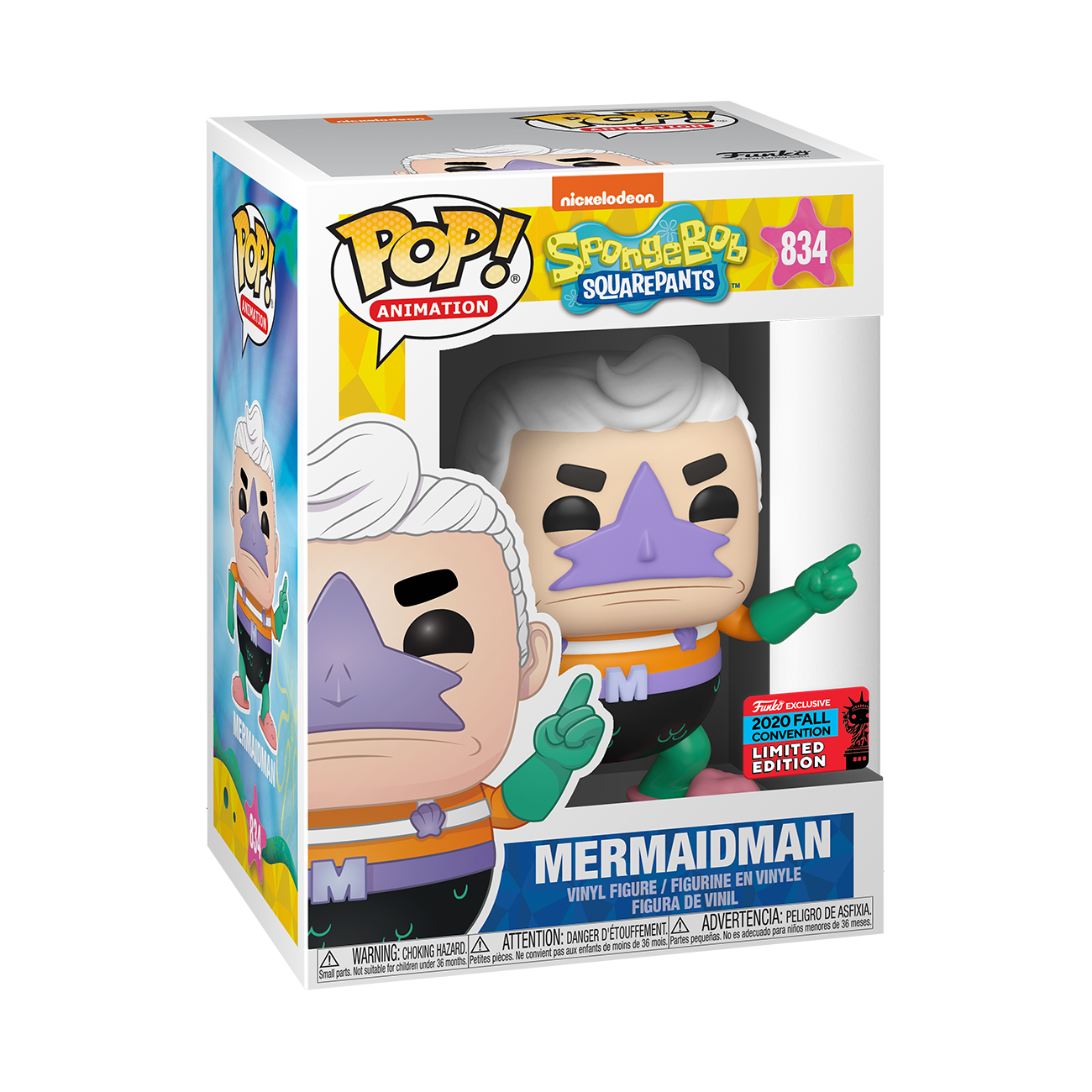 Spongebob - Mermaid Man Pop! 834 NY20 | Card Merchant Takapuna